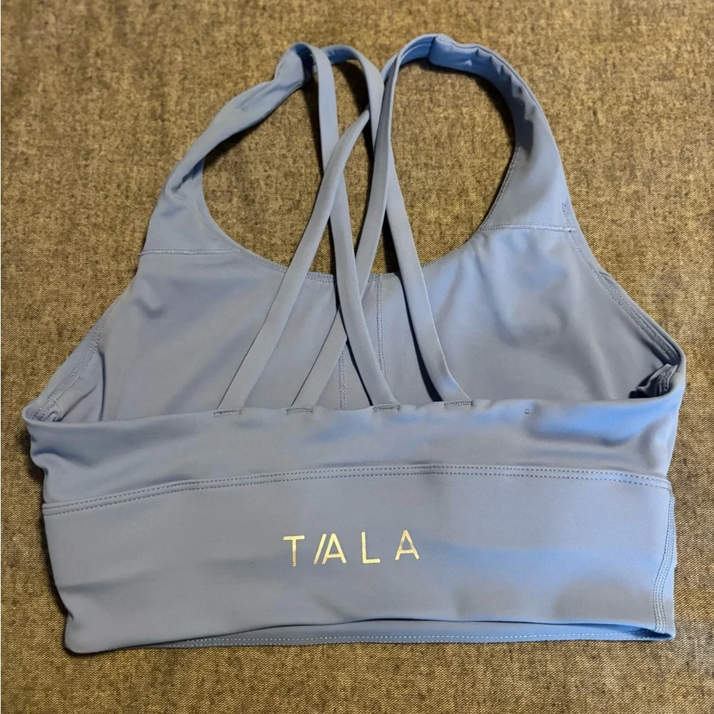 TALA Skinluxe padded sports Bra‎ wCriss-Cross Straps and Moisture-Wicking Fabric
